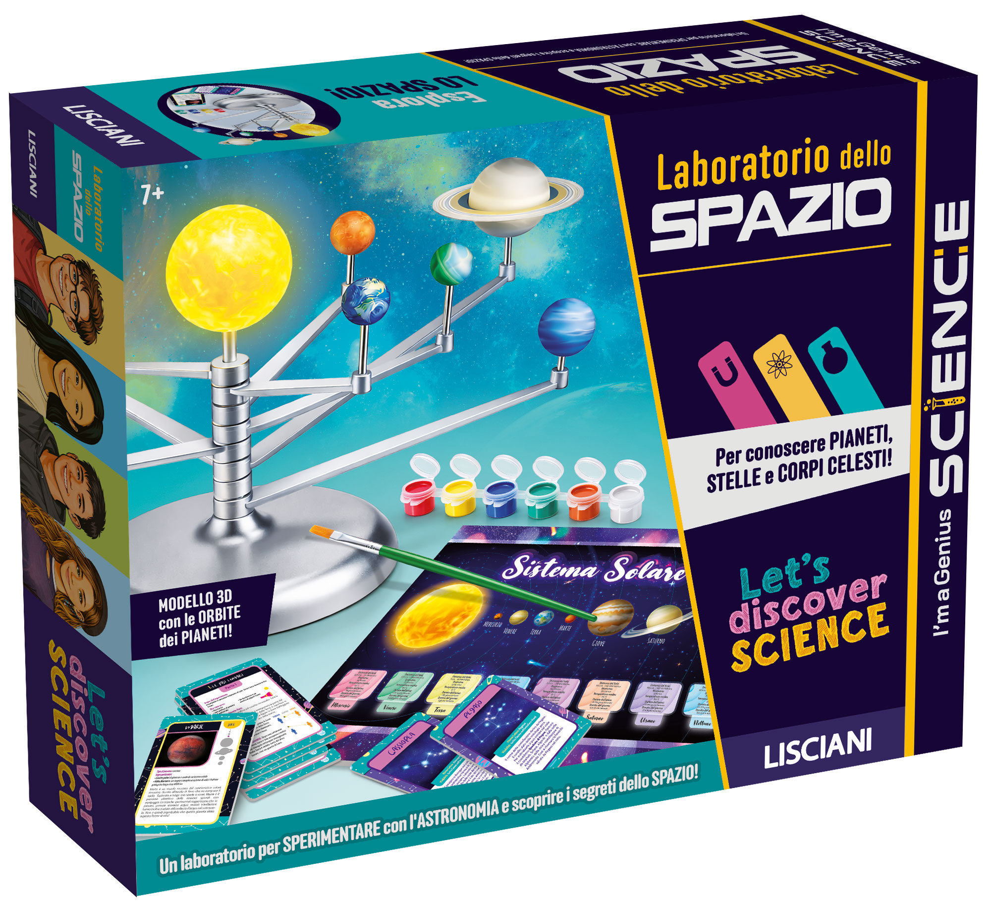 Lisciani I'm a Genius Laboratorio Spazio sistema solare bambini