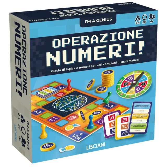 Lisciani I'm a Genius Operazione Numeri gioco aritmetica