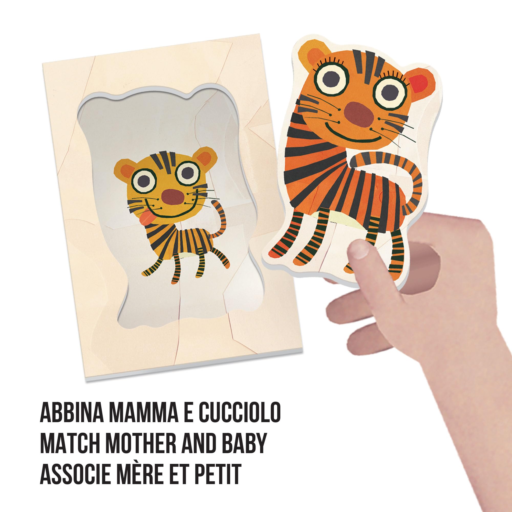 Headu Baby Logic MU23813 flashcards mamma cucciolo 1-3 anni