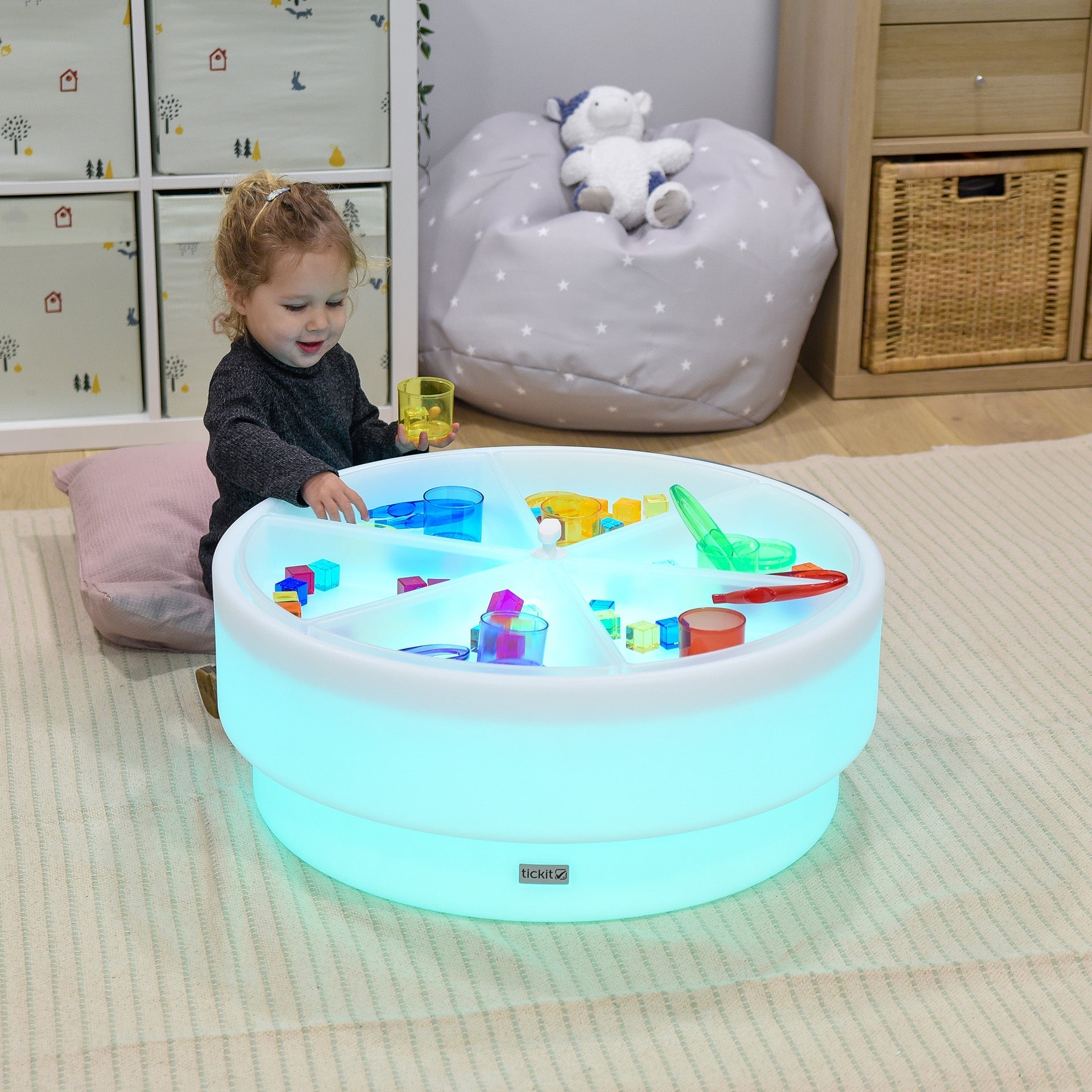 Tickit Discovery Glow Low Table tavolo luminoso basso