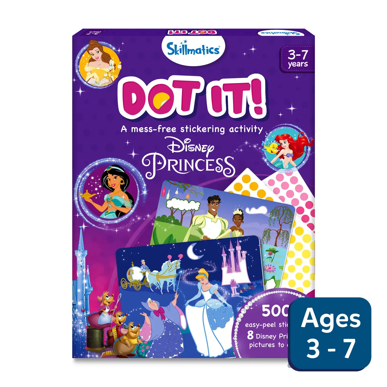 Skillmatics Dot It Disney Princesses stickers arte 3-7 anni