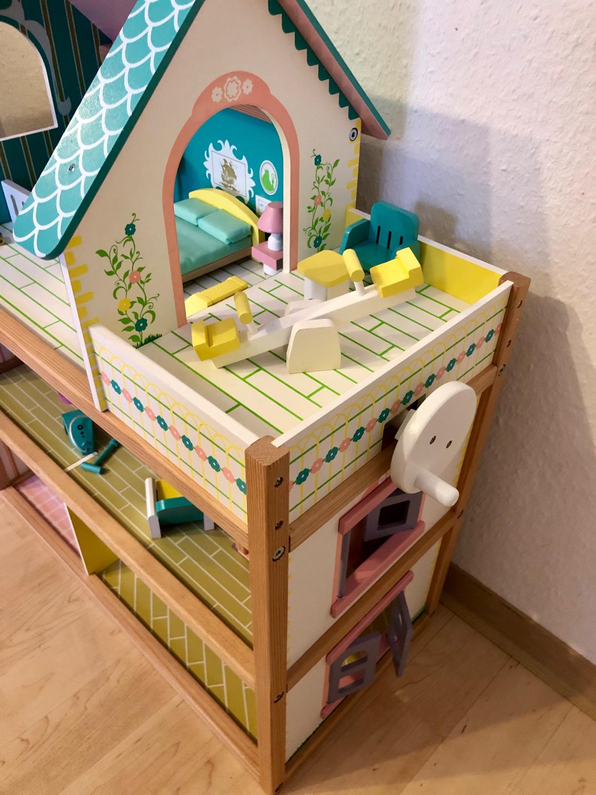 smallfoot Residence casa delle bambole legno 3 piani 23 mobili