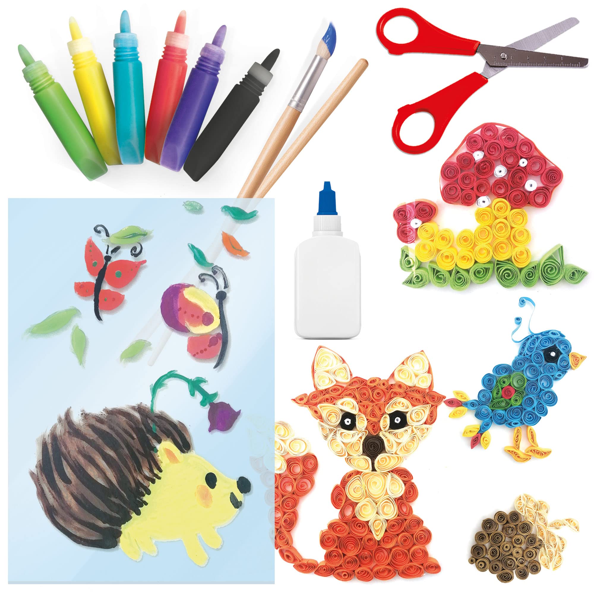 Headu IT53764 Finestrelle Colorate gioco creativo 5-10 anni