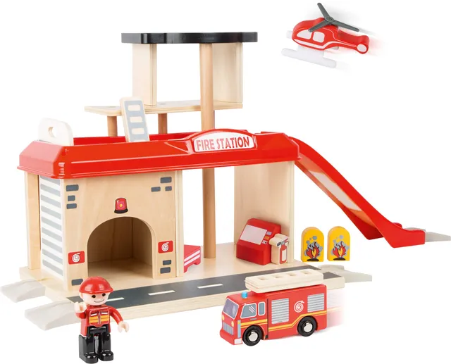 smallfoot Caserma Vigili Fuoco giocattolo legno accessori