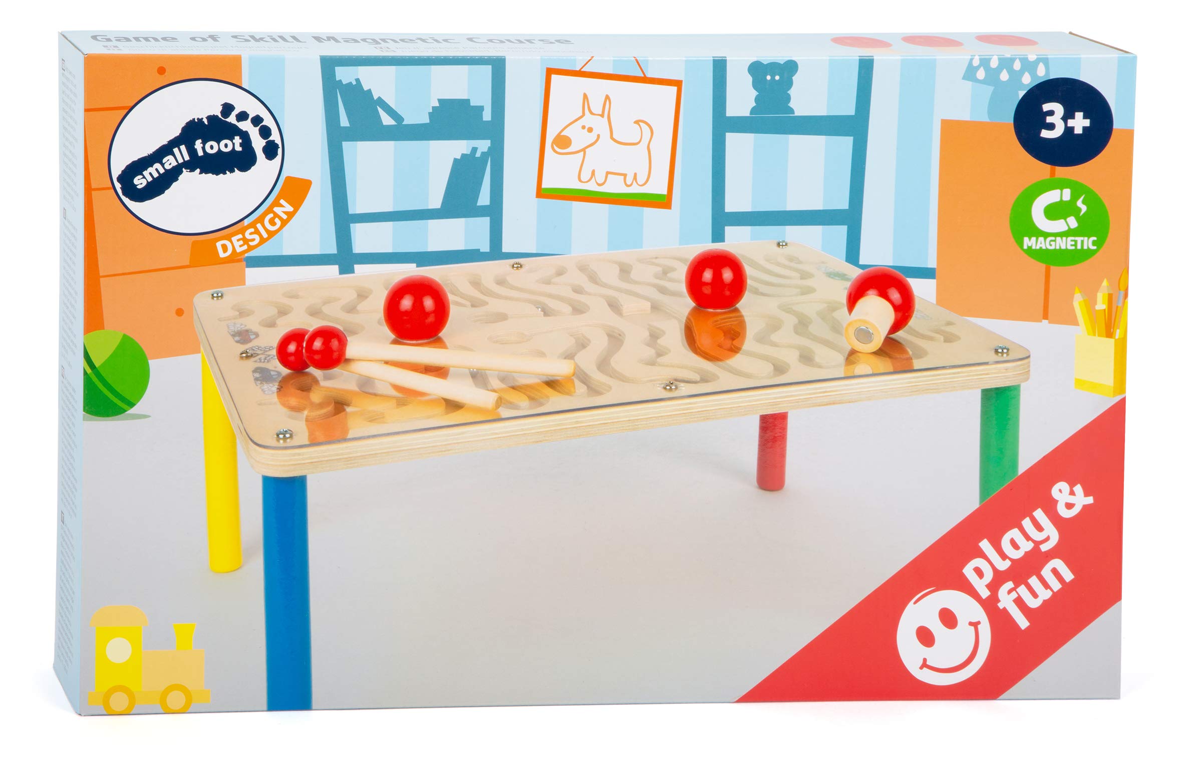 smallfoot 3355 Percorso Magnetico Labirinto Legno