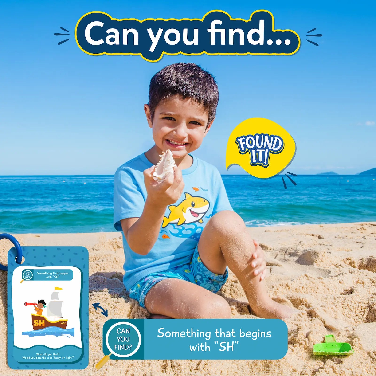 Skillmatics Found It At the Beach gioco carte spiaggia