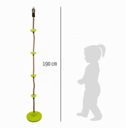 smallfoot 11878 altalena 2 in 1 con fune arrampicata