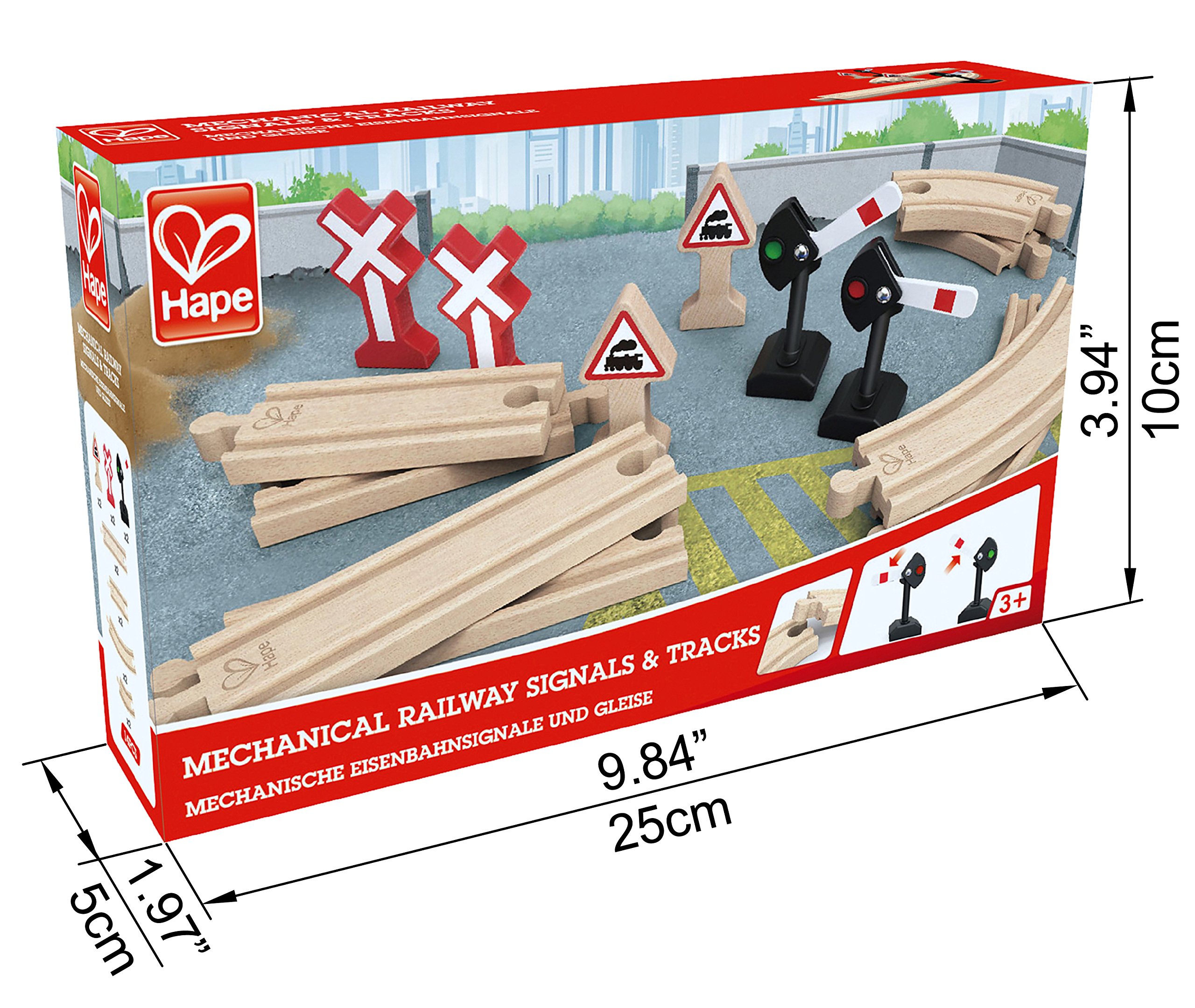 Hape E3724 set binari e segnali meccanici treno