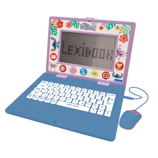 Lexibook JC599 Stitch laptop educativo bilingue 170 attività