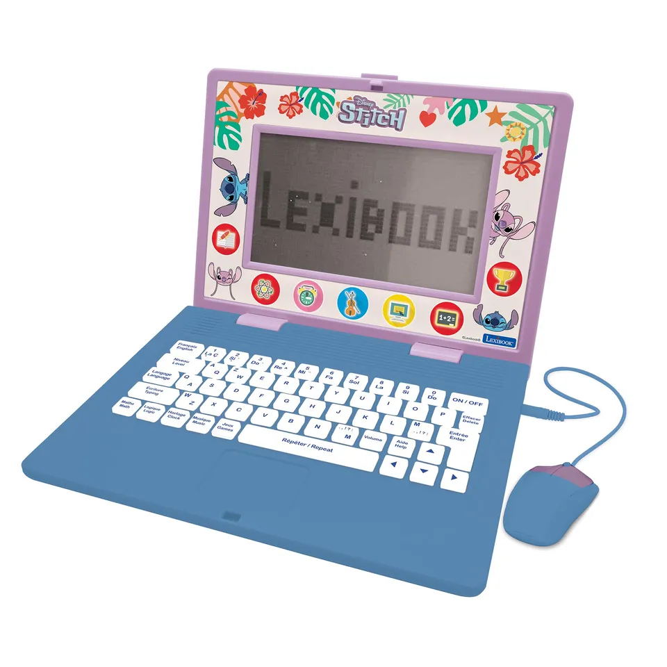 Lexibook JC599 Stitch laptop educativo bilingue 170 attività