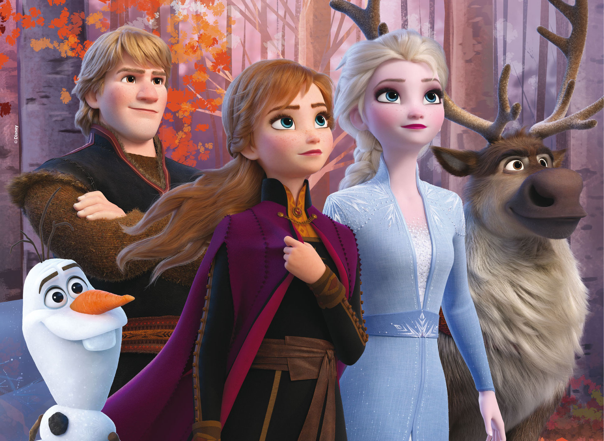 Lisciani Disney Puzzle Maxi Floor 24 Frozen 2 puzzle 24 pezzi bifacciale