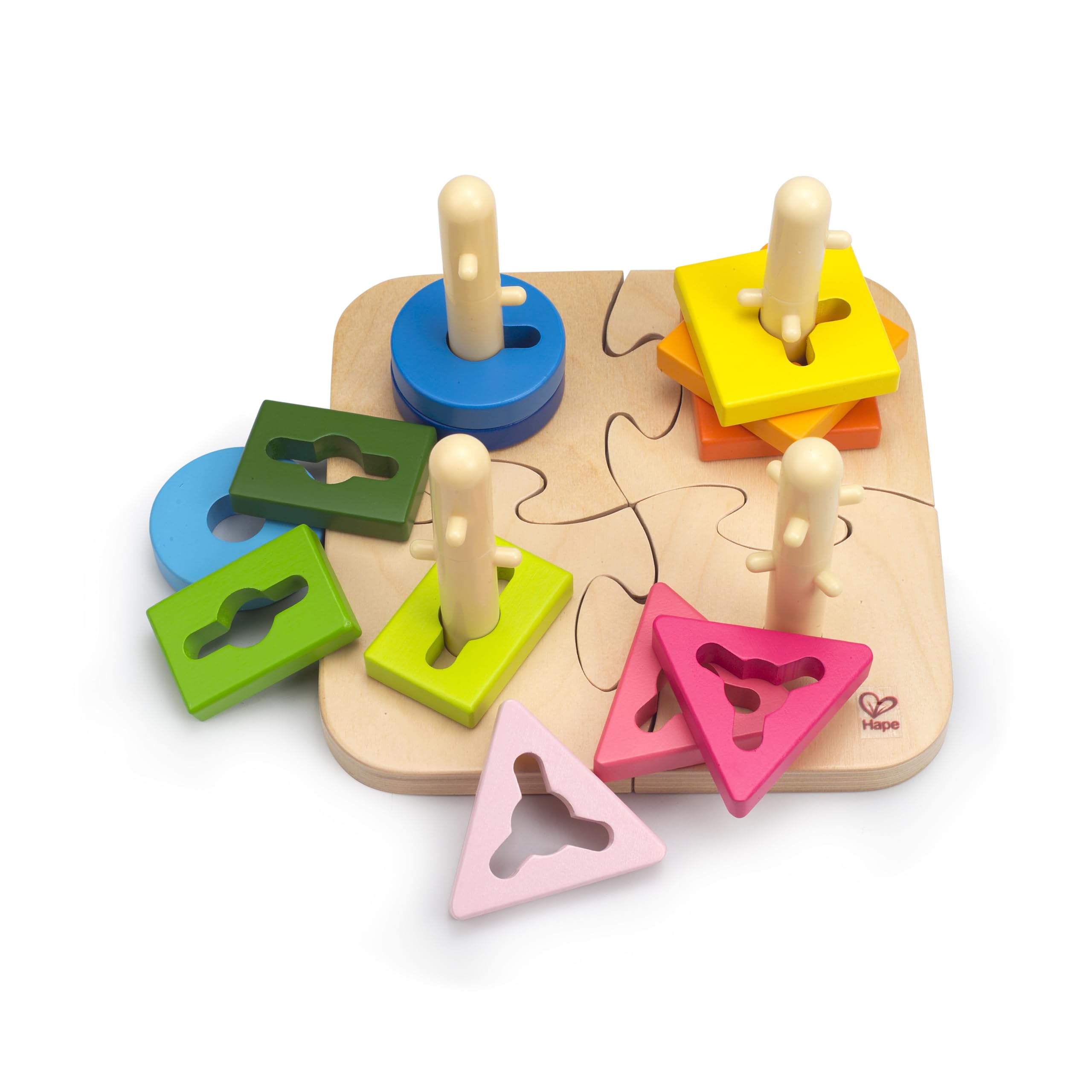 Hape E0411 Puzzle Creativo gioco incastri in legno