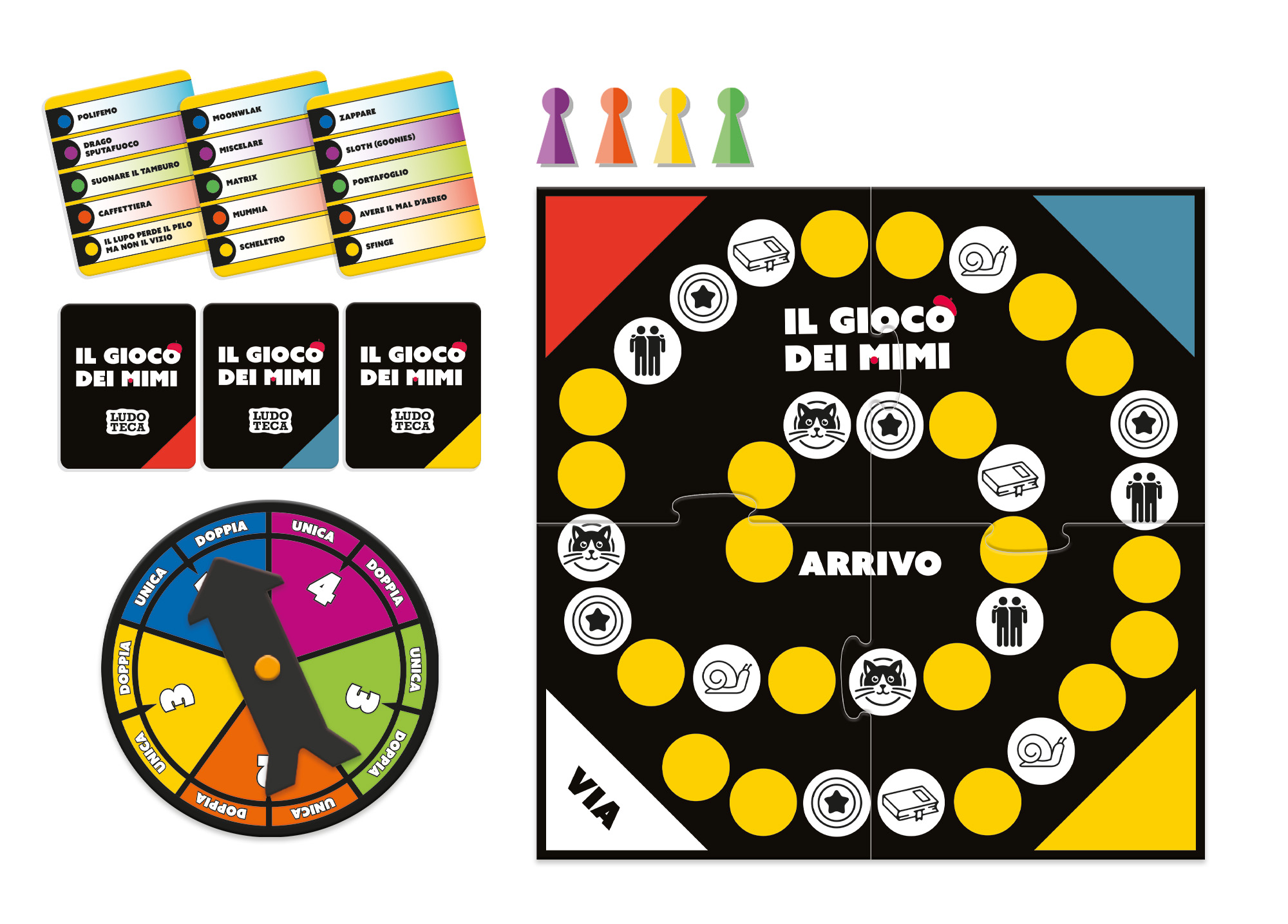 Lisciani Ludoteca Pocket Il Gioco dei Mimi Gioco per Bambini
