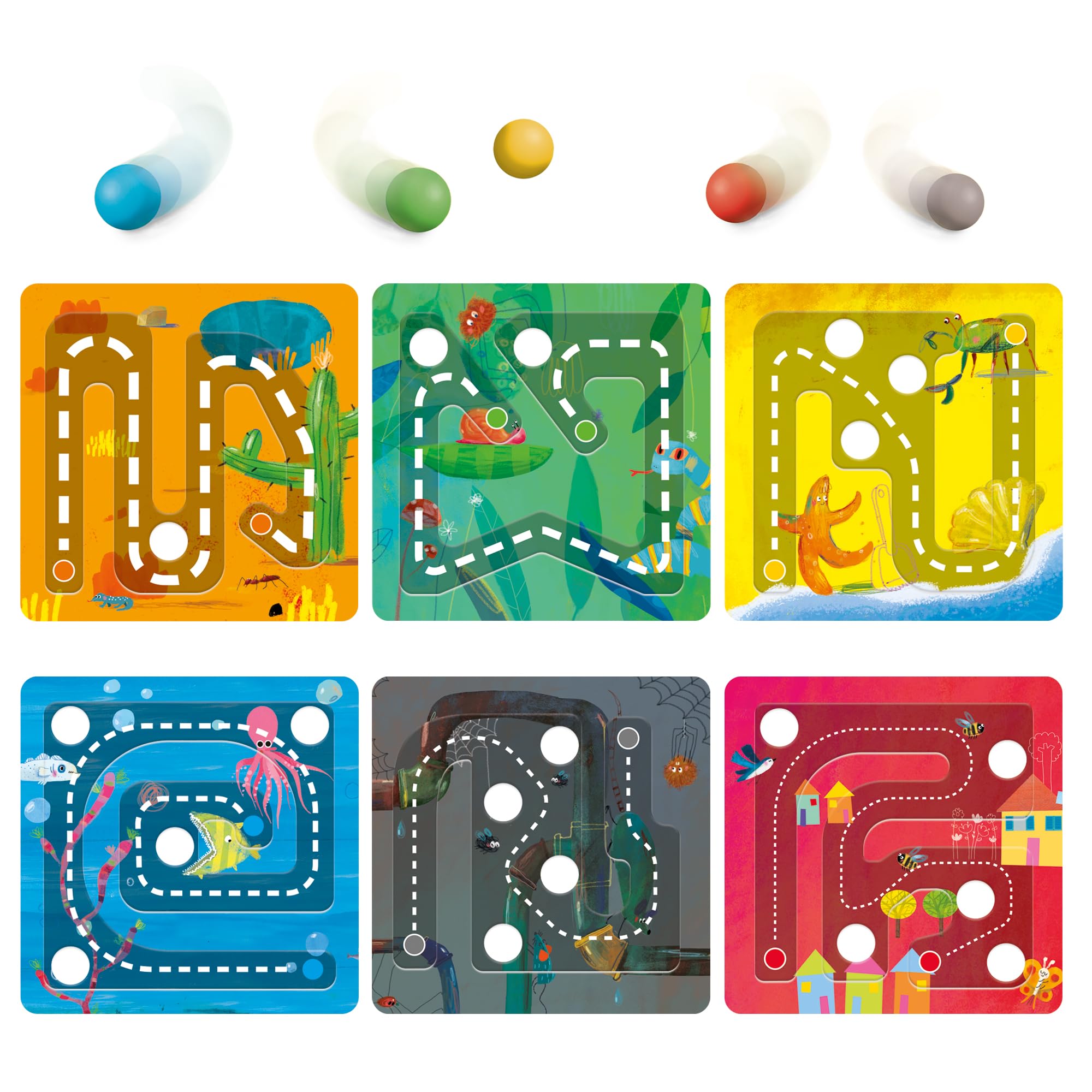 Headu Labirinti e Trabocchetti IT53566 gioco educativo 3-6 anni