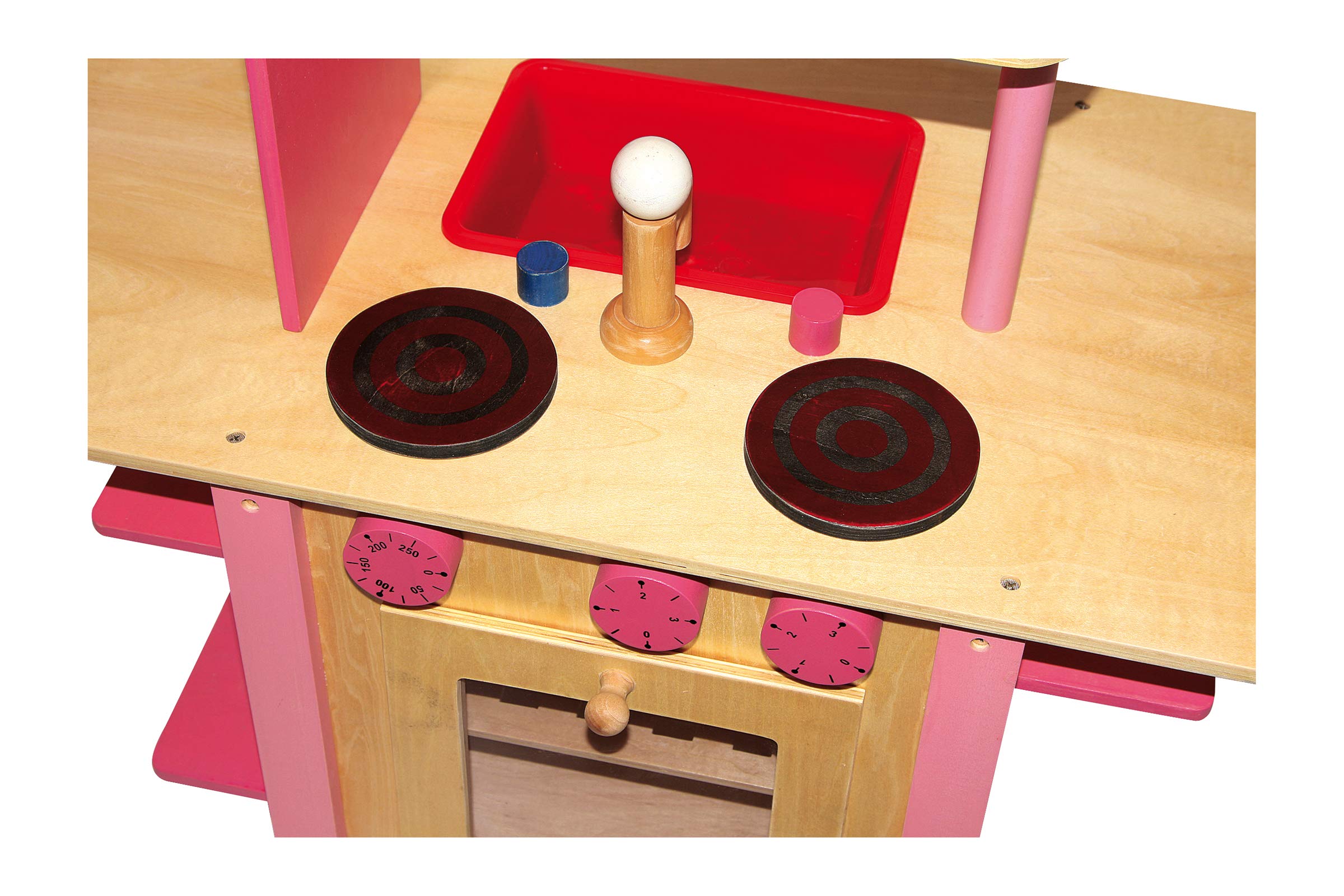 smallfoot 1154 Cucina Tutto in Uno cucinetta rosa legno