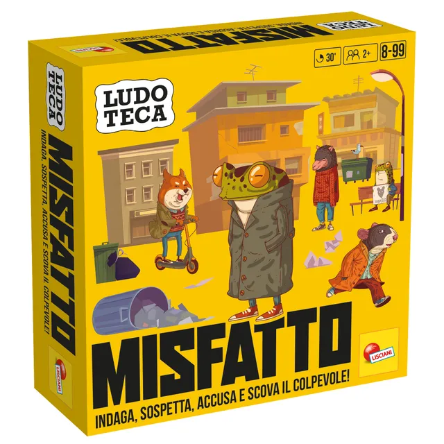 Lisciani Ludoteca Pocket Misfatto gioco carte investigativo