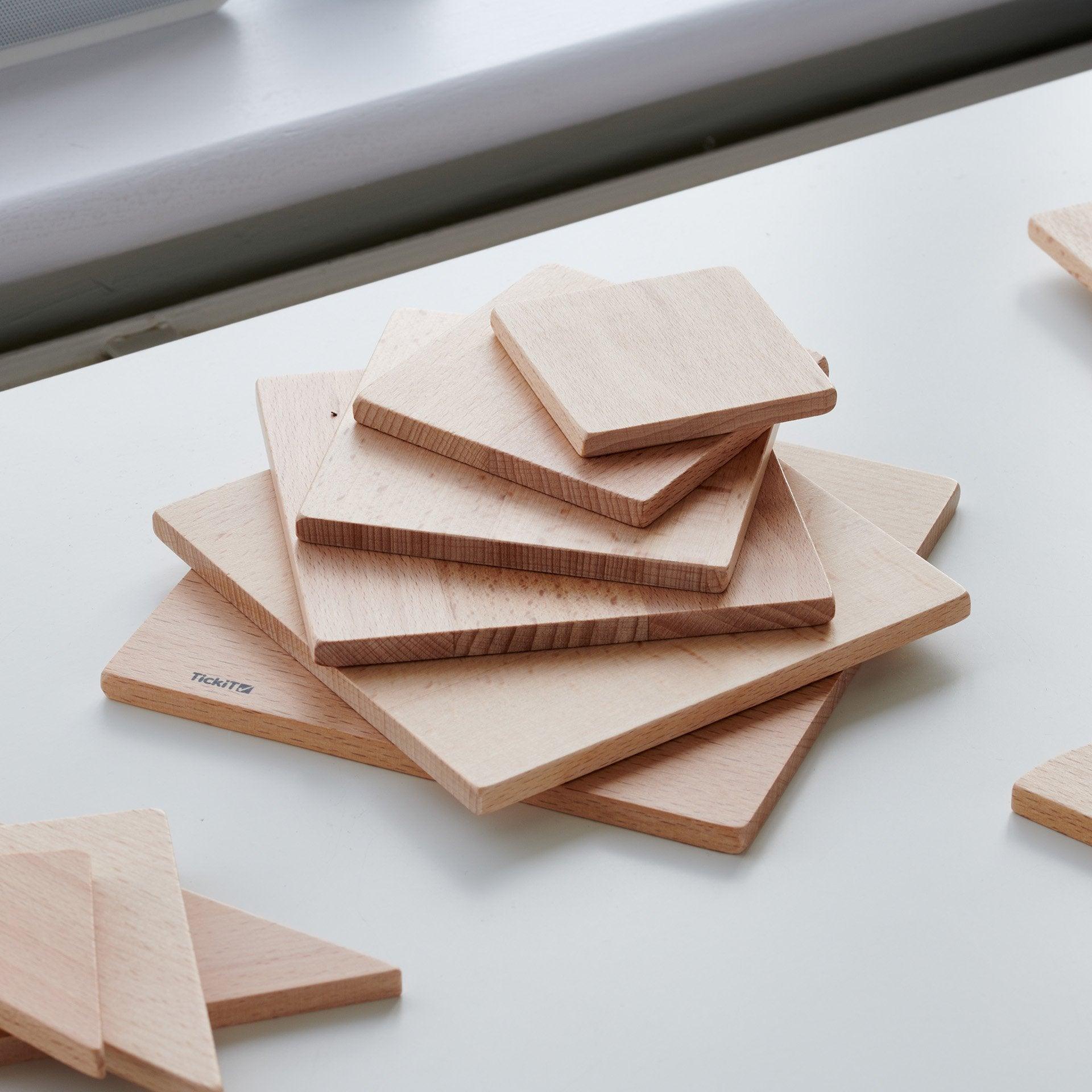 Tickit Natural Architect pannelli legno 6 pezzi faggio