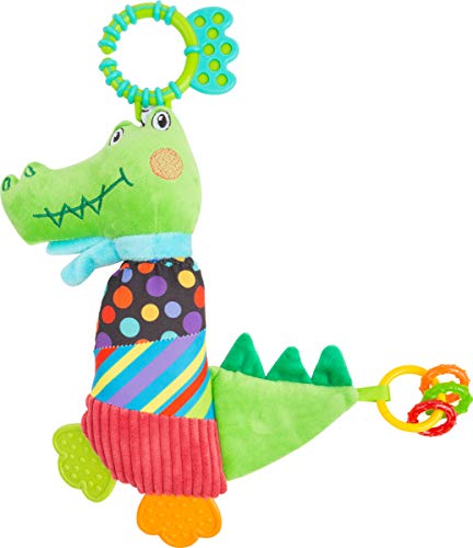 smallfoot 11423 Peluche Coccodrillo Sonaglio Neonati