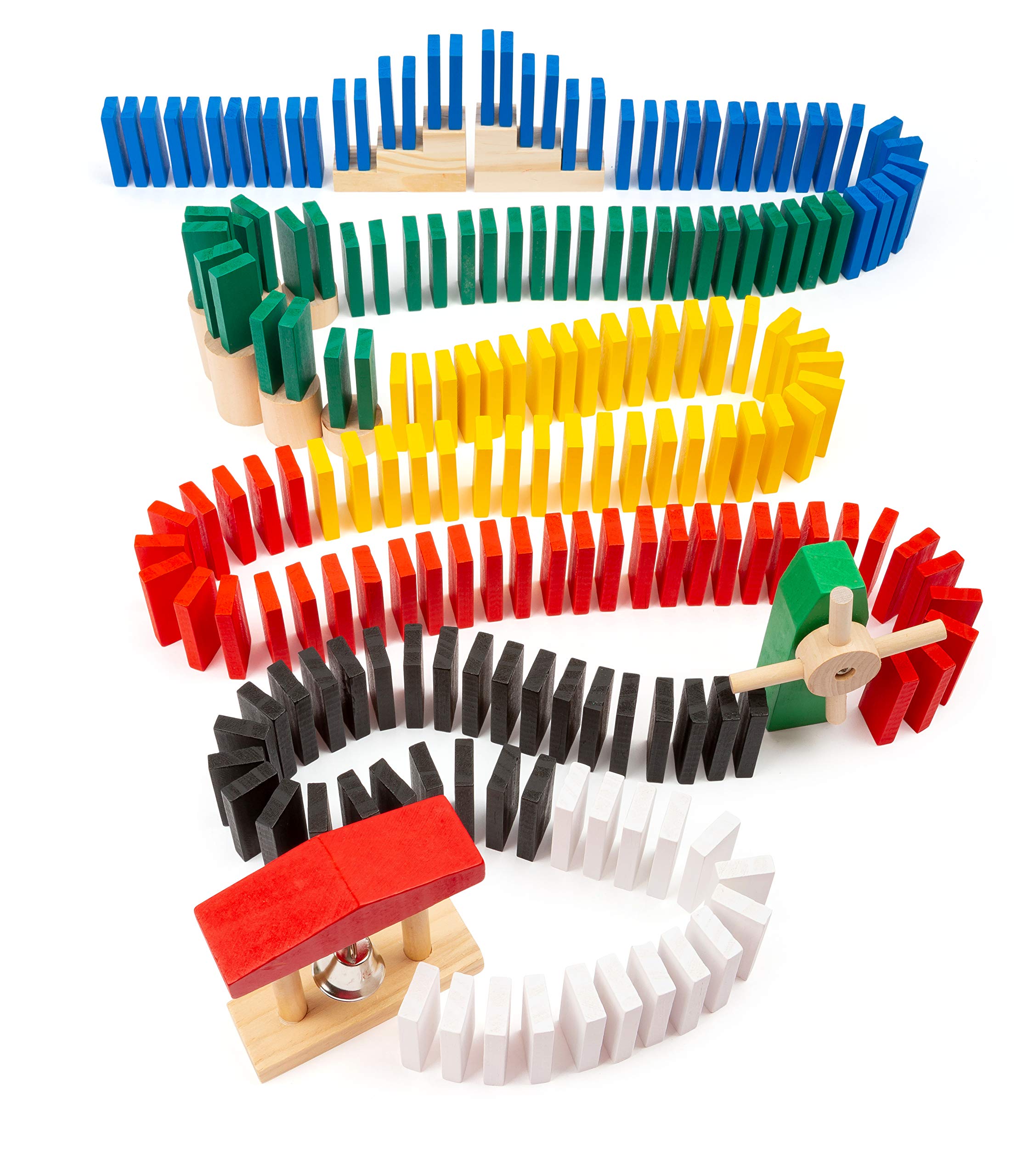 smallfoot 11402 Domino Rally domino legno 490 pezzi
