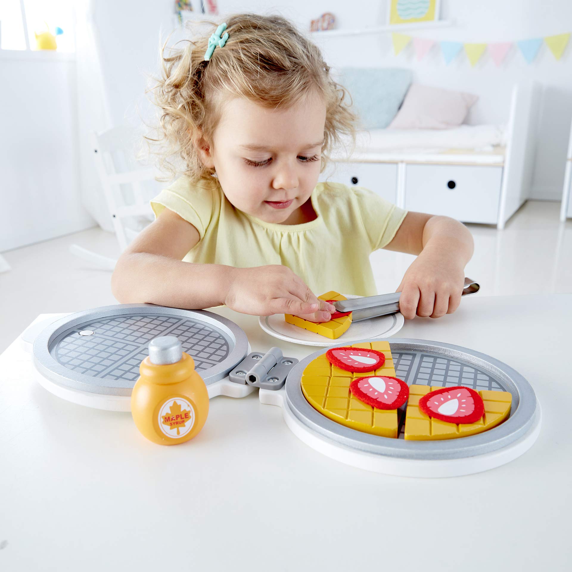 Hape E3138 set waffle cucina giocattolo con fragole