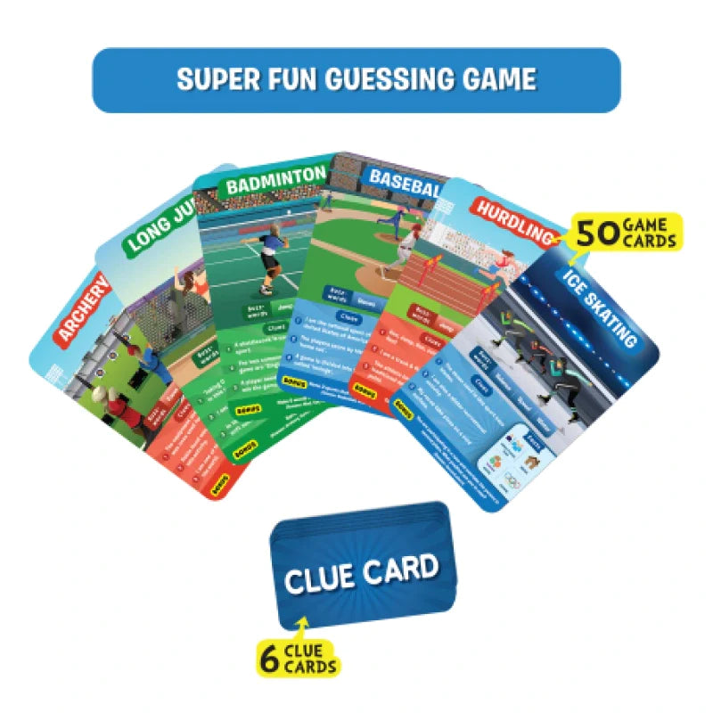 Skillmatics Guess in 10 World Of Sports gioco carte quiz