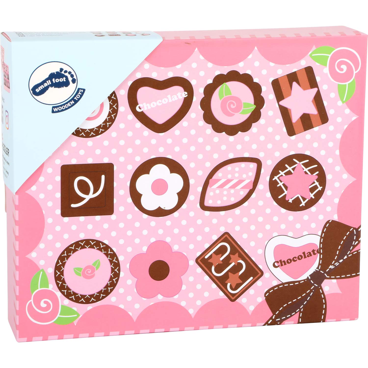 Small Foot Scatola Cioccolatini cibo legno 12 pezzi FSC