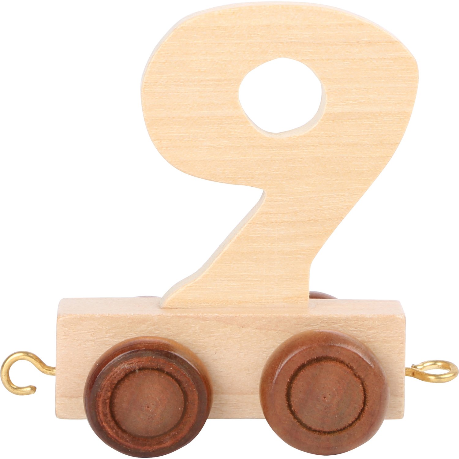 Small Foot 10561 trenino legno numero 9 naturale
