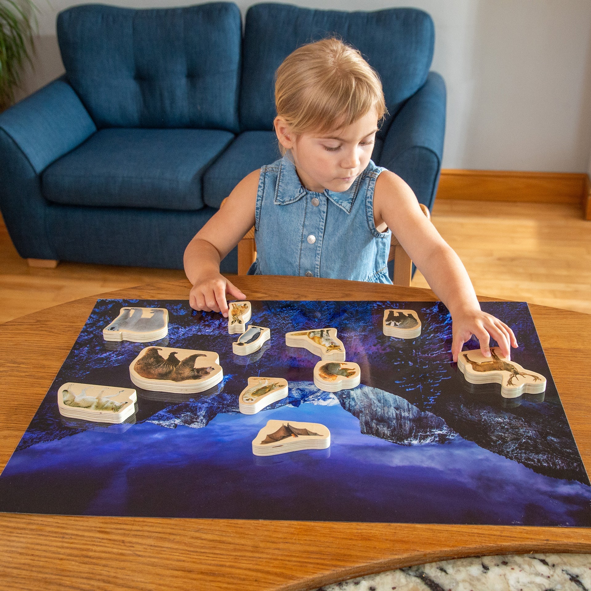 Tickit Discovery tappeto gioco A2 valle inverno poliestere