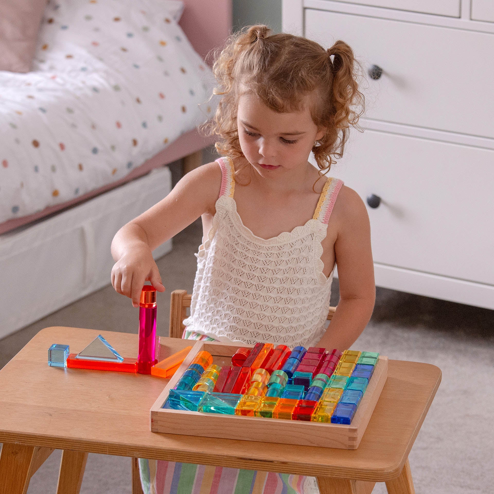 Tickit Gem Building Shapes vassoio specchio costruzioni 72 pz