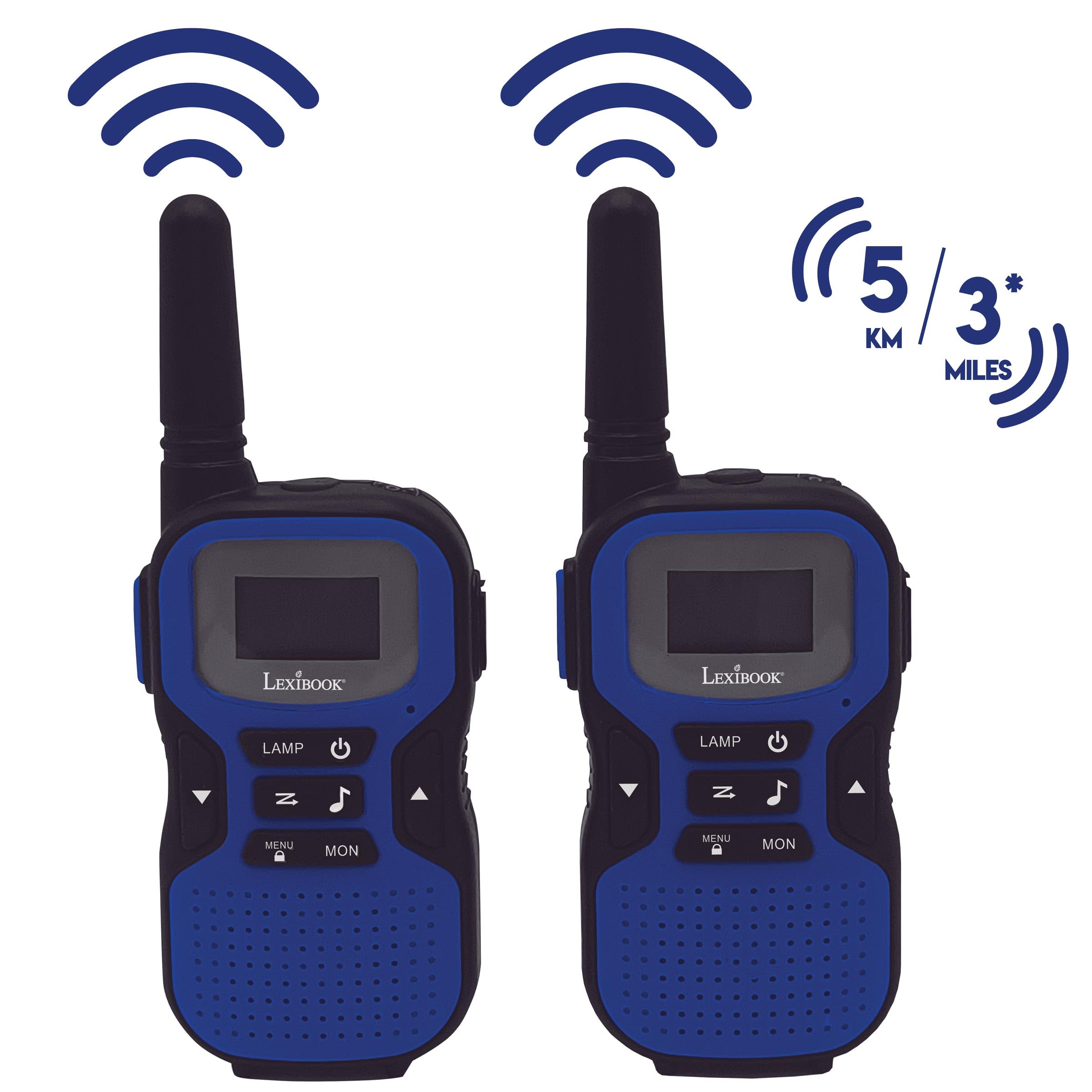 Lexibook TW60 walkie talkie 5 km blu nero