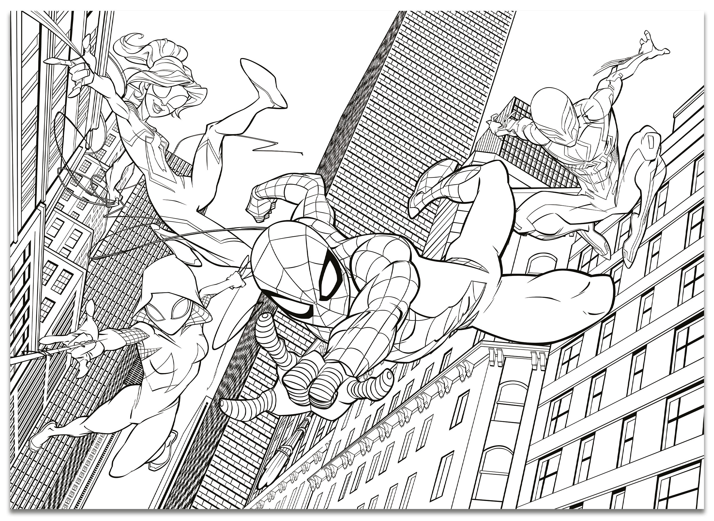 Lisciani Marvel Maxi Floor 4x48 puzzle Spider-Man double-face