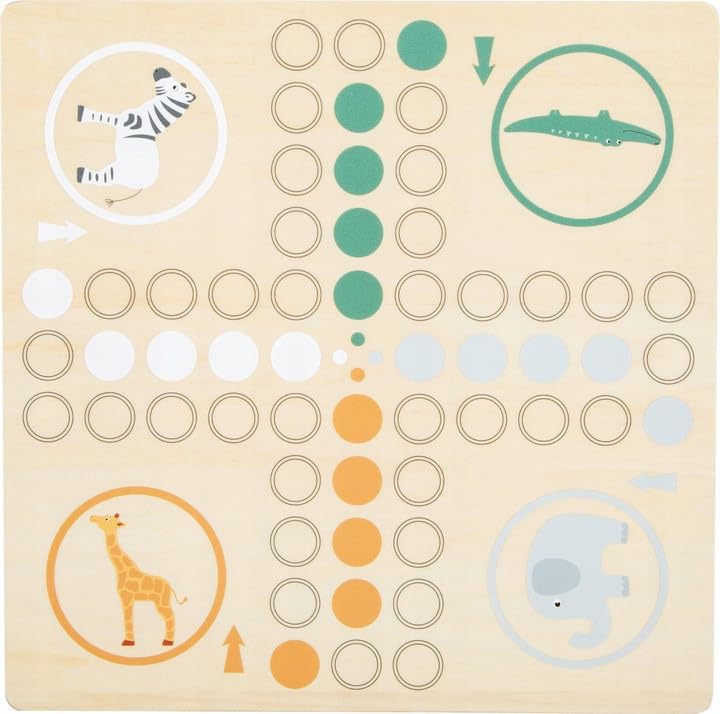 smallfoot Safari Ludo gioco da tavolo in legno