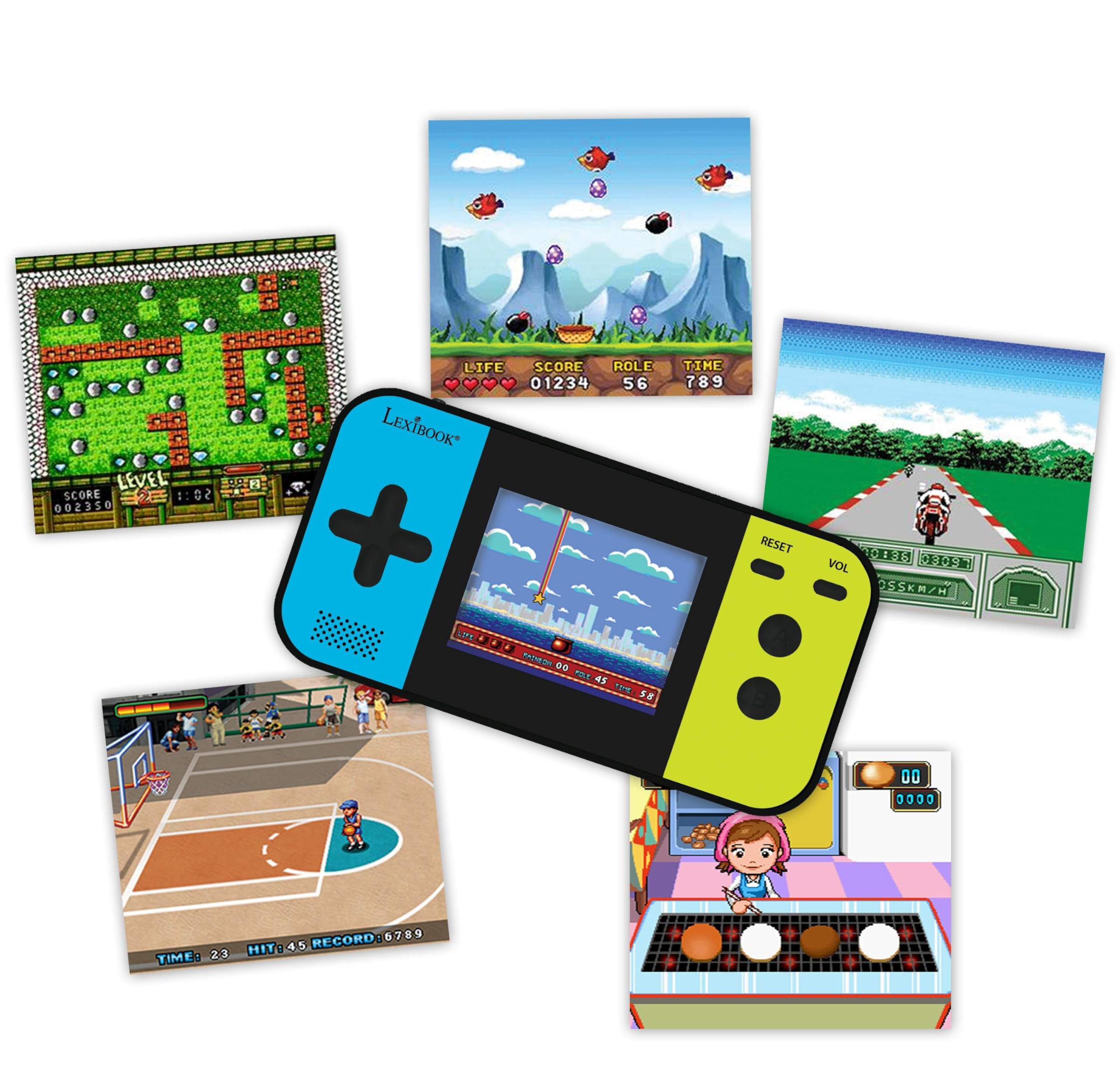 Lexibook Compact Cyber Arcade JL2377LXB console portatile 250 giochi