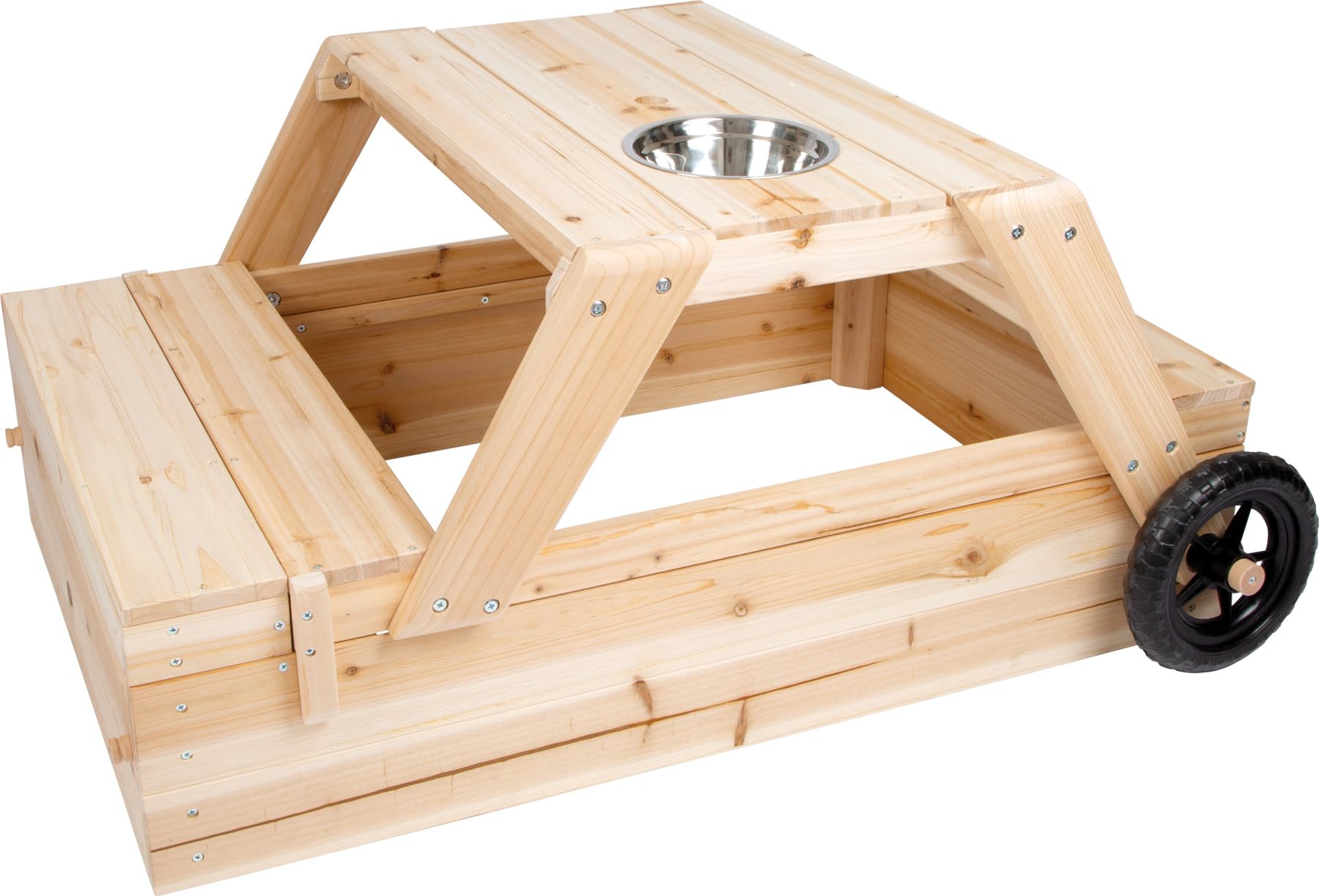 smallfoot 1710 borsa giardinaggio bambini attrezzi legno 3 anni
