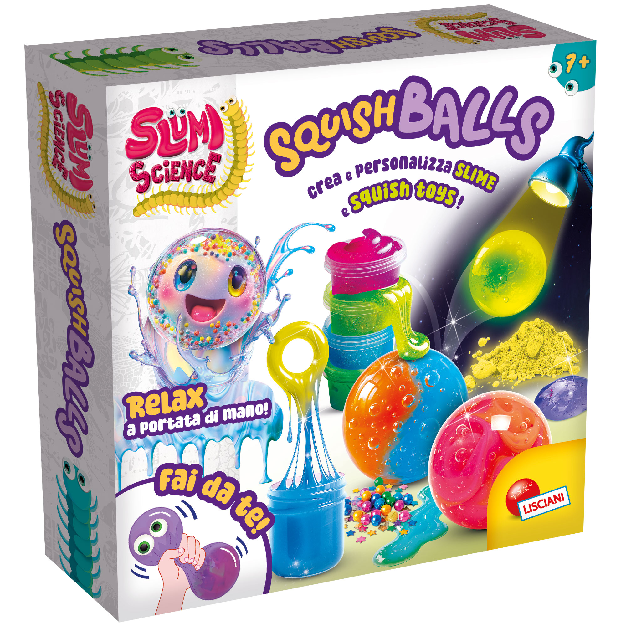 Lisciani Slumi Squish Balls kit creativo sensoriale