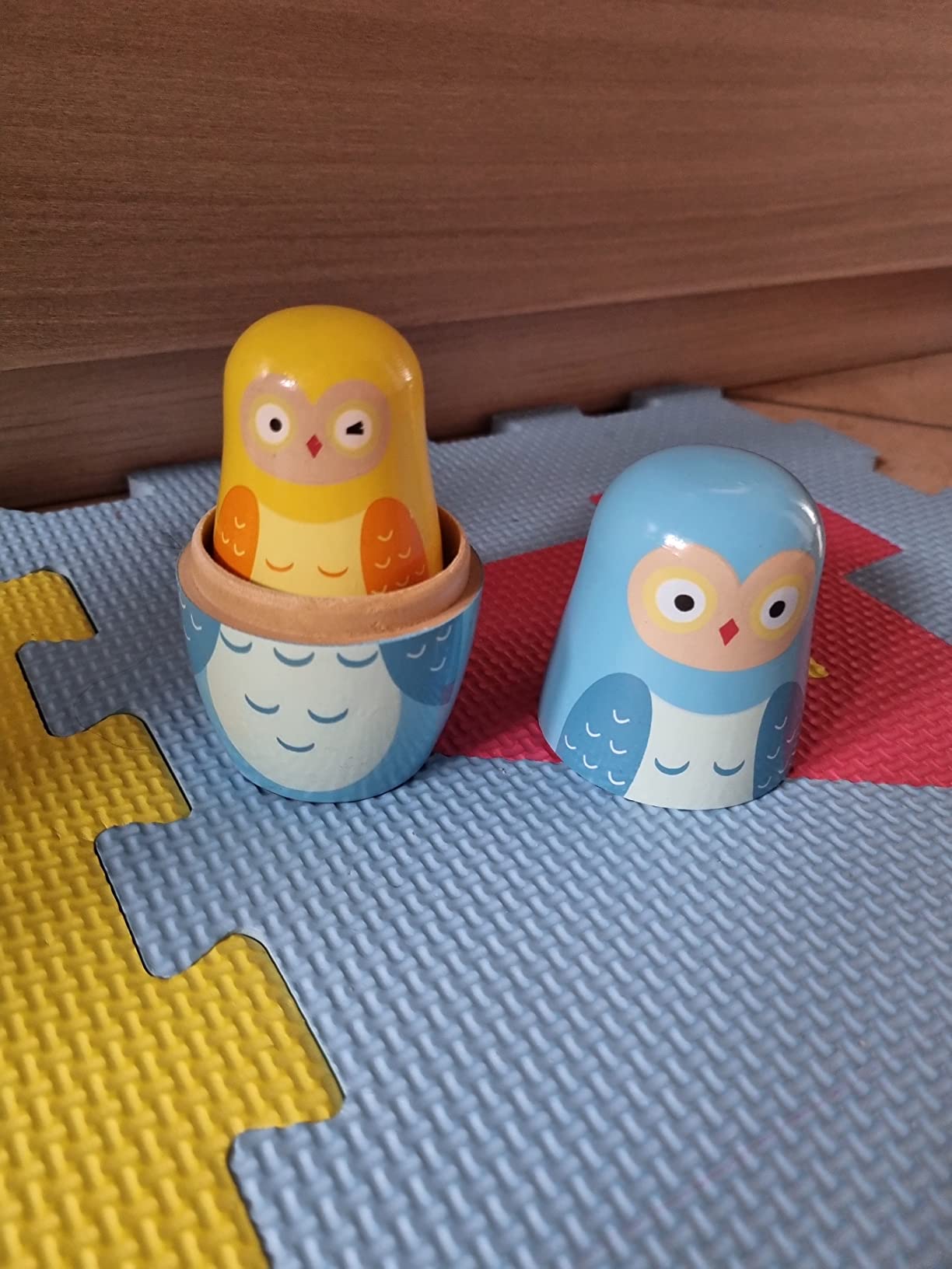 smallfoot 10620 Gufi Matrioska legno 4 pezzi motricità