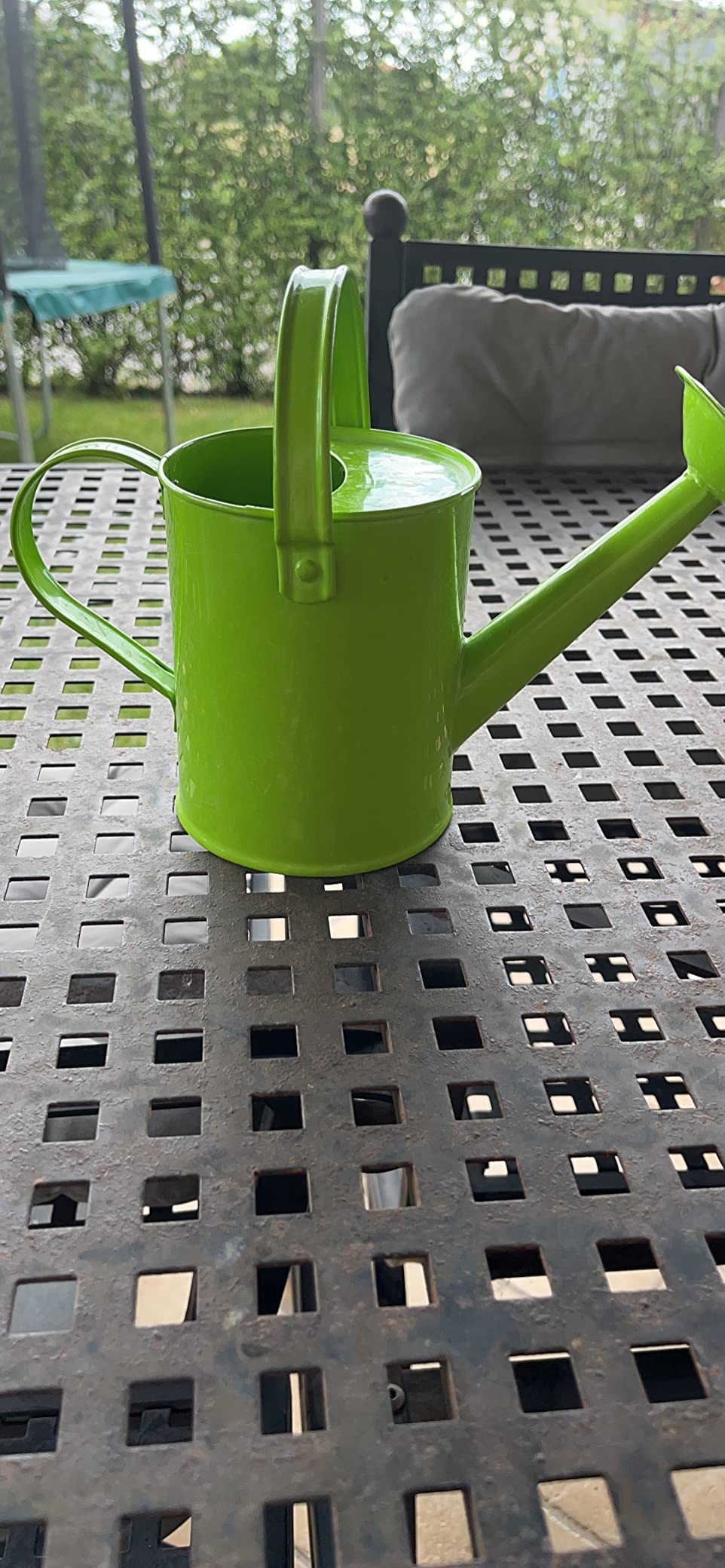 small foot 12017 Annaffiatoio metallo giardino bambini verde