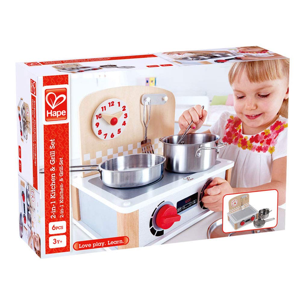 Hape E3134 cucinetta portatile in legno per bambini