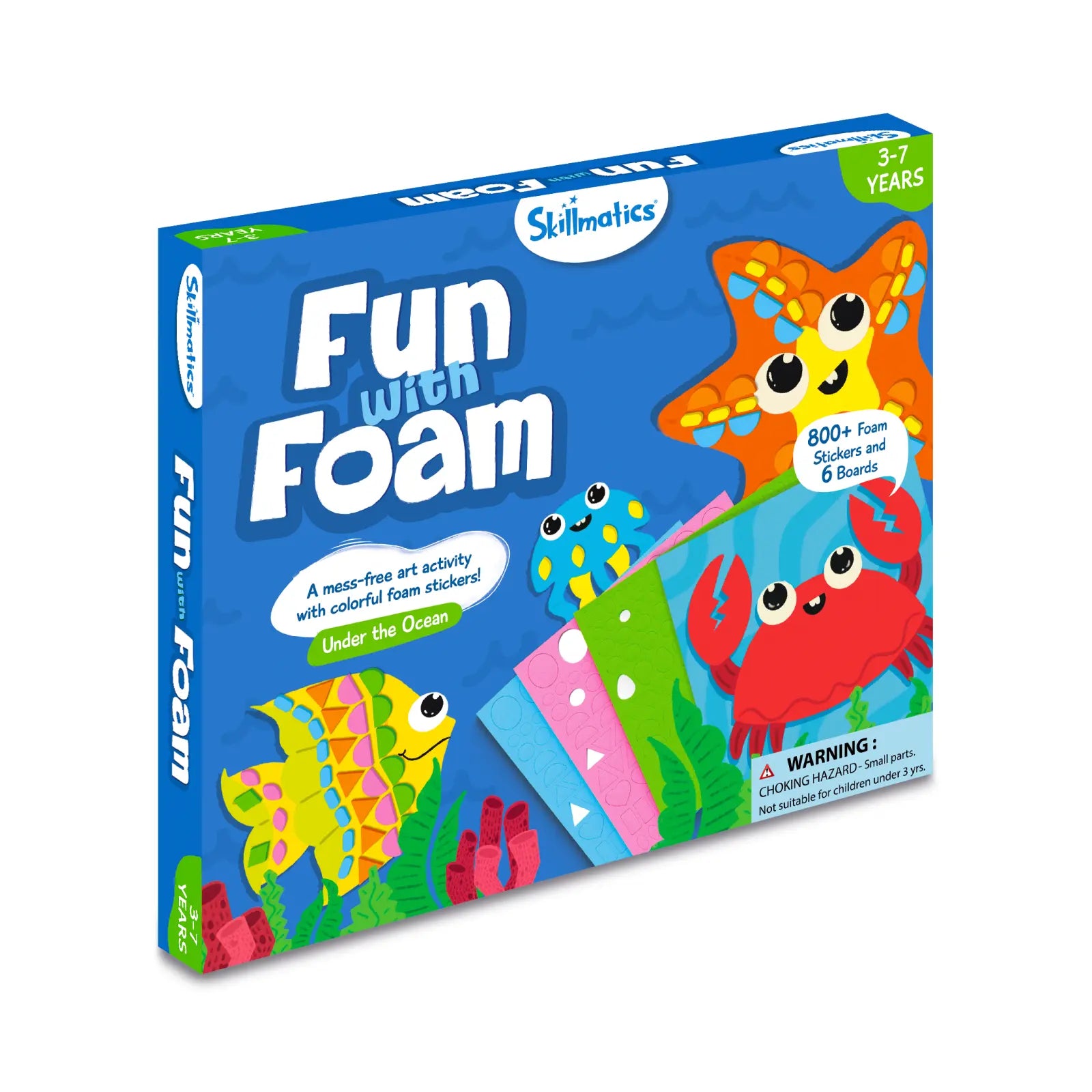 Skillmatics Fun with Foam kit adesivi oceano 3-7 anni