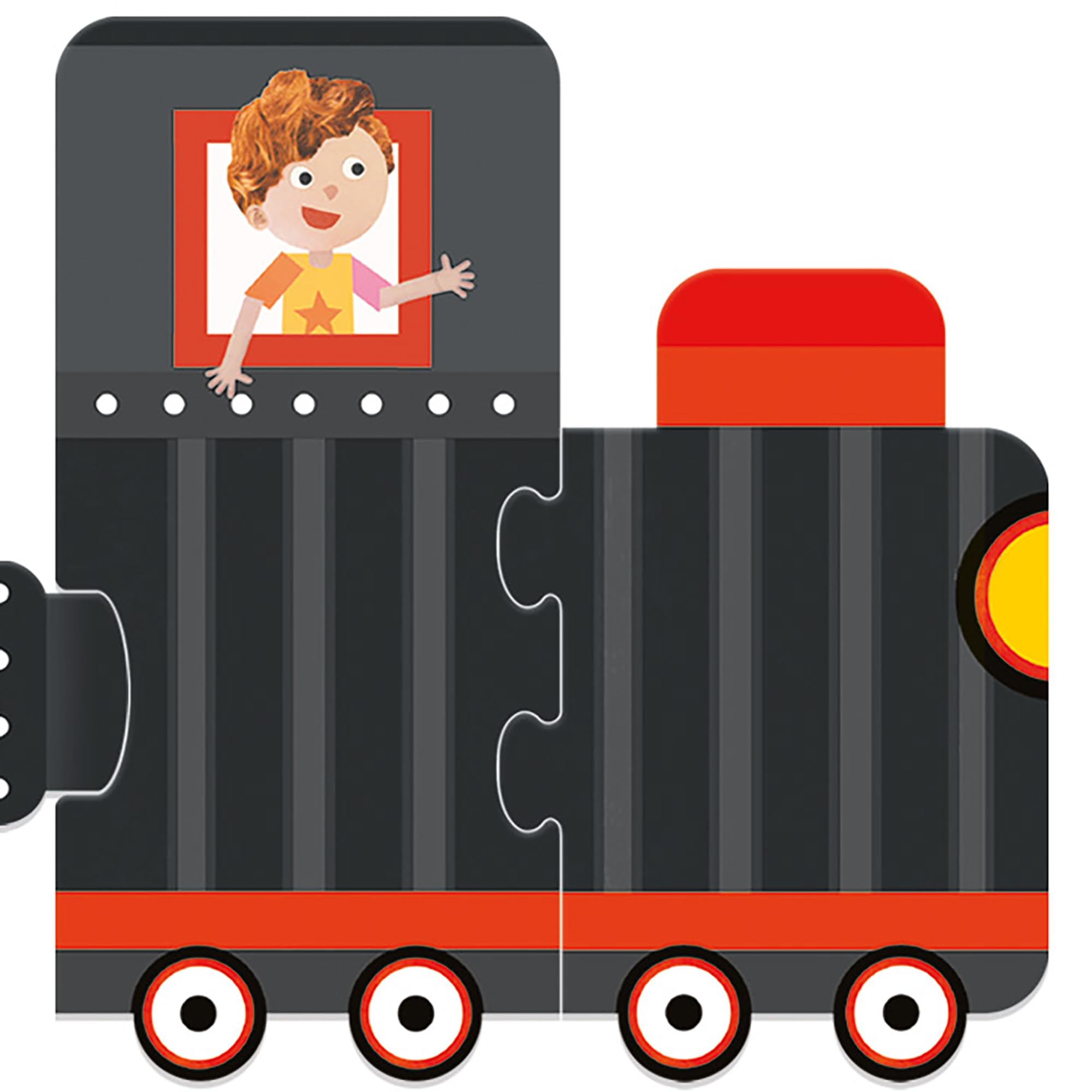 Headu Shapes Colors Tactile Train gioco forme e colori 2-4 anni