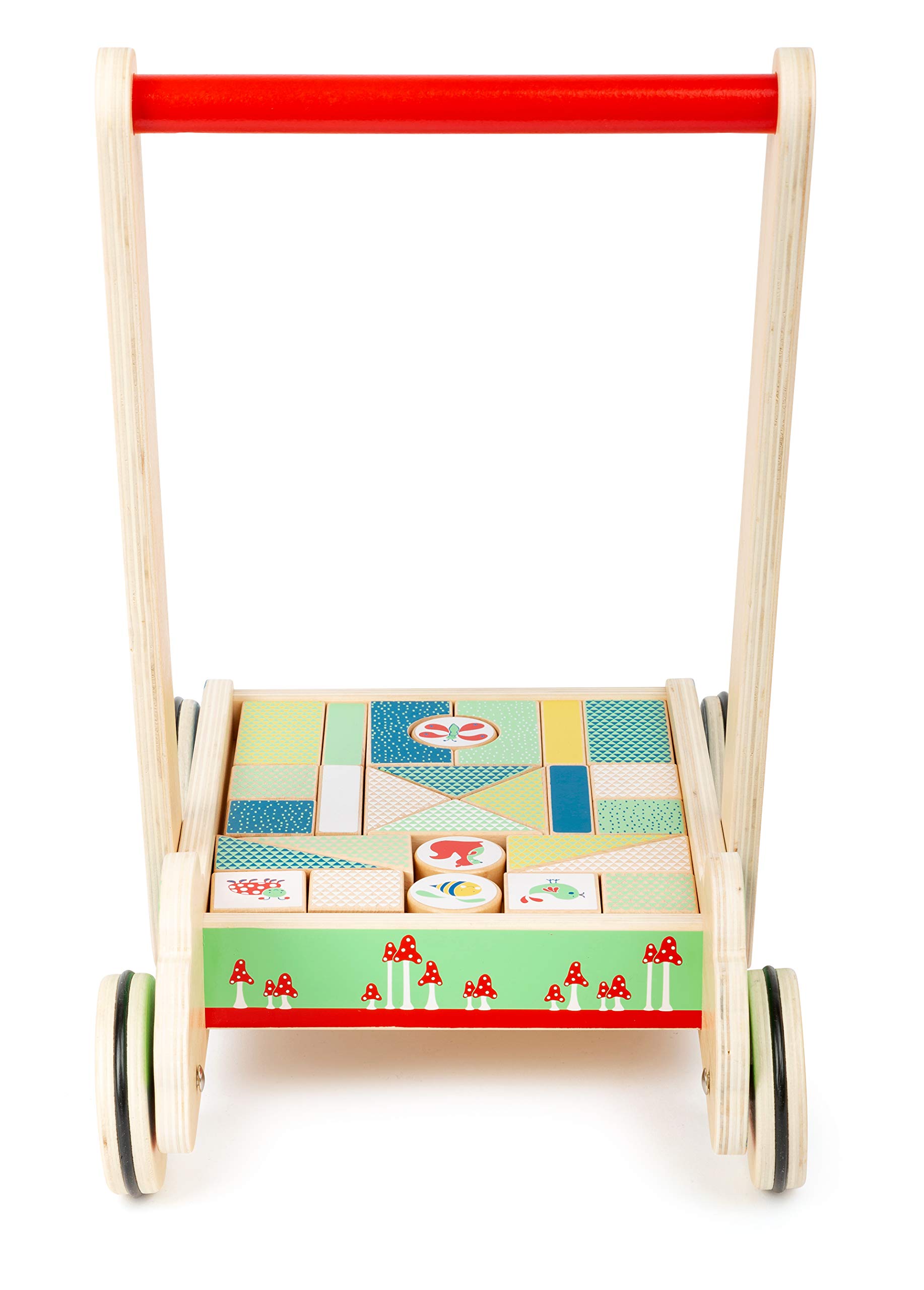 smallfoot Move it! 11435 carrello primi passi legno 27 pezzi