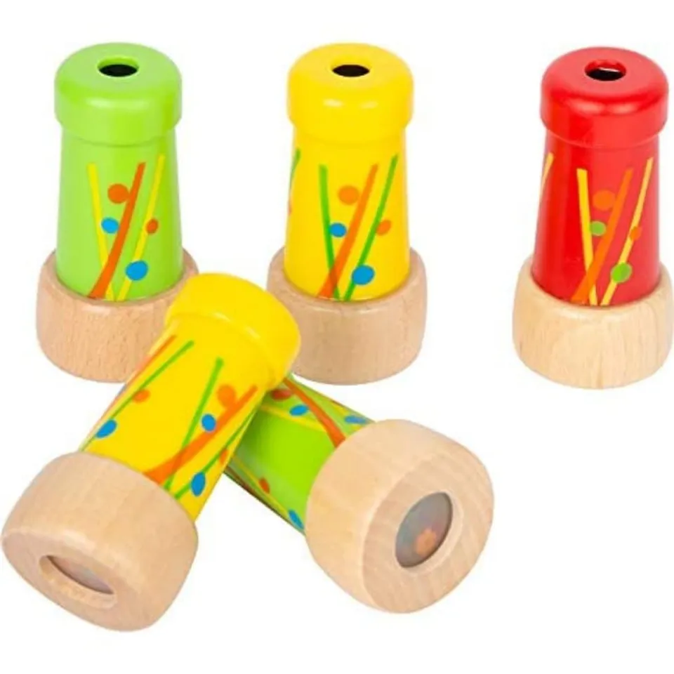 smallfoot Mini Caleidoscopio giocattolo legno set 5 pezzi