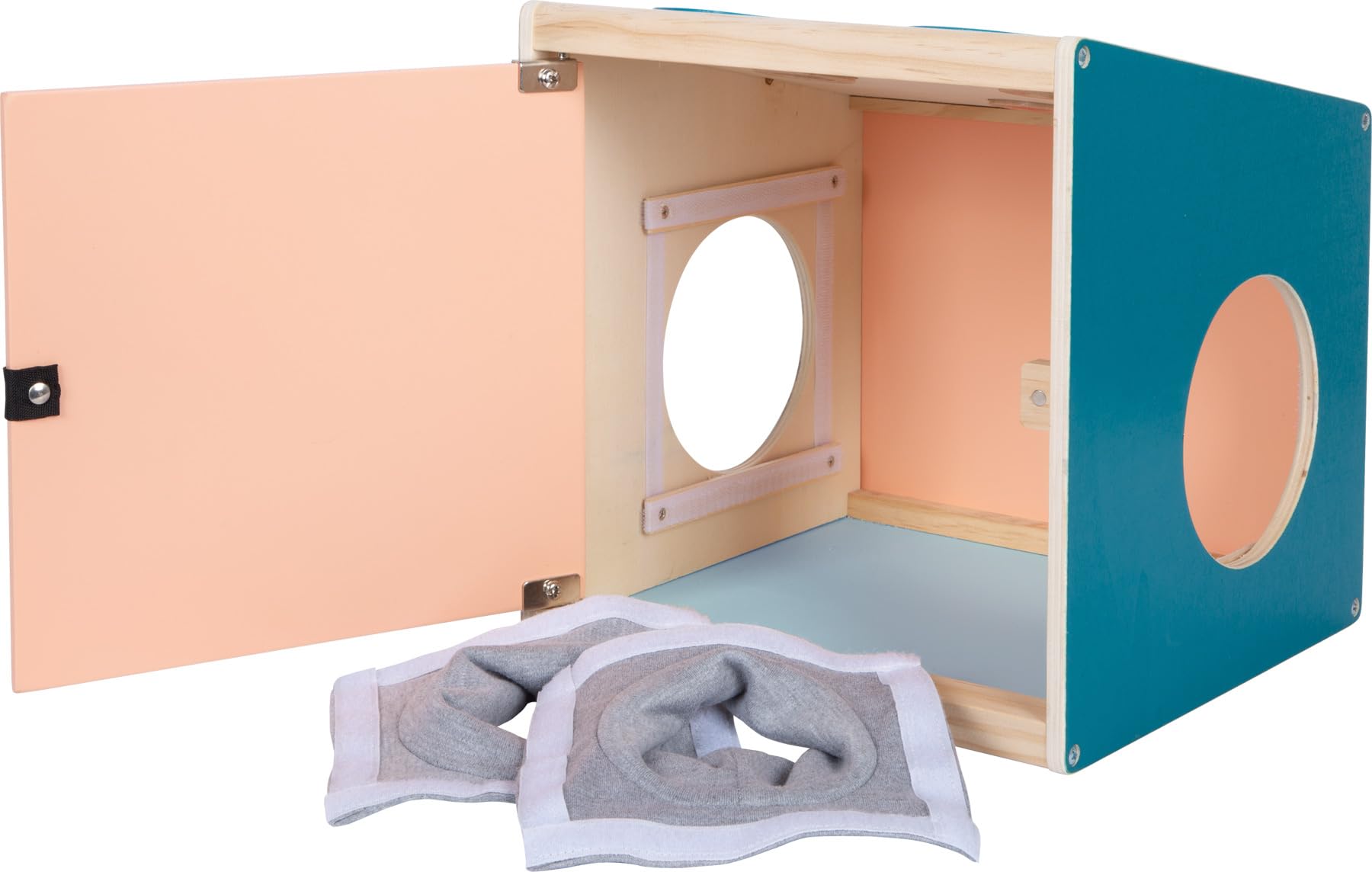 smallfoot Sensory scatola sensoriale legno tattile 3 lenti