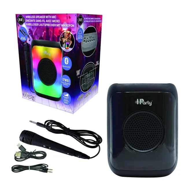 Lexibook iParty K8310 Cassa Bluetooth Piccola con Microfono