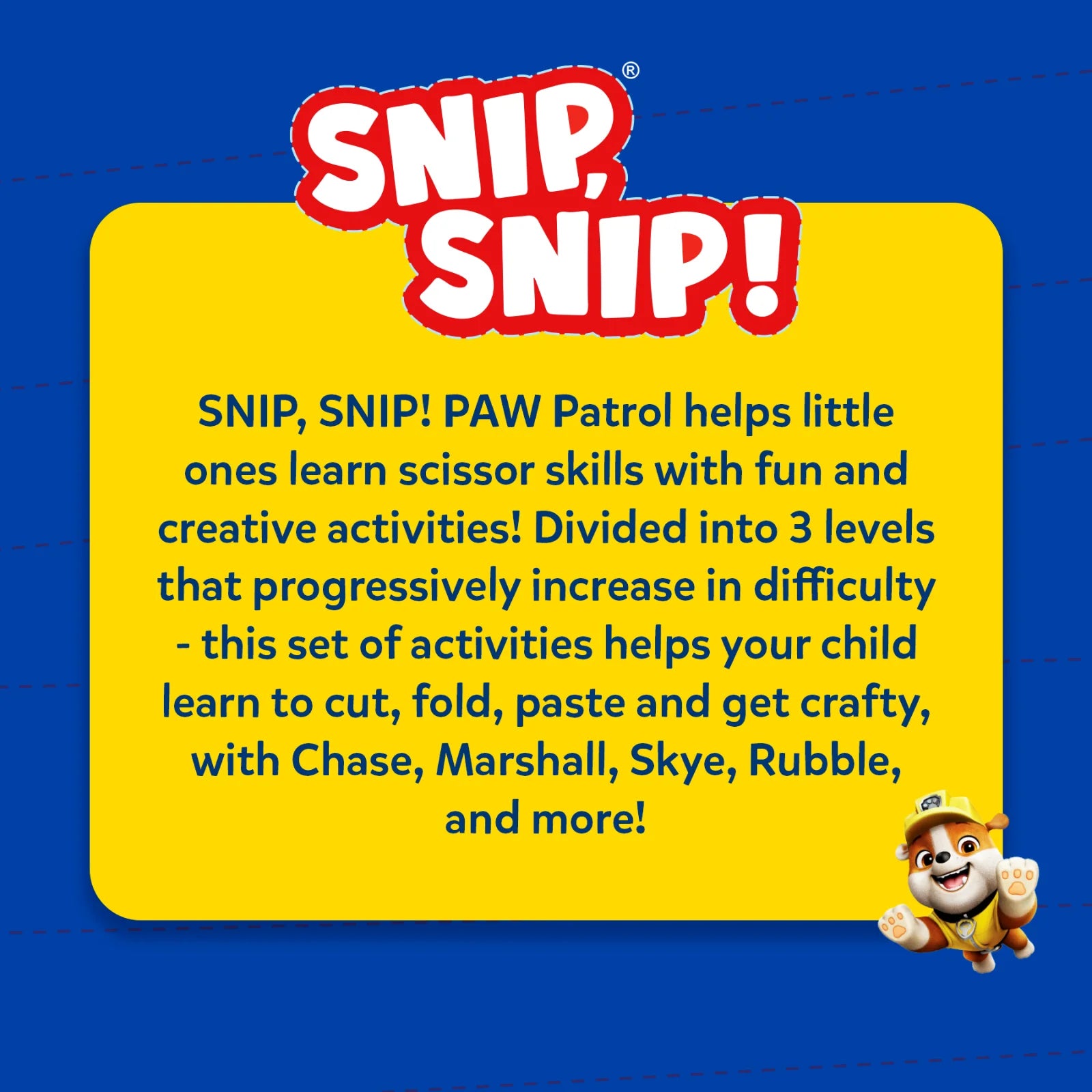 Skillmatics Snip Snip PAW Patrol kit ritaglio 3-7 anni