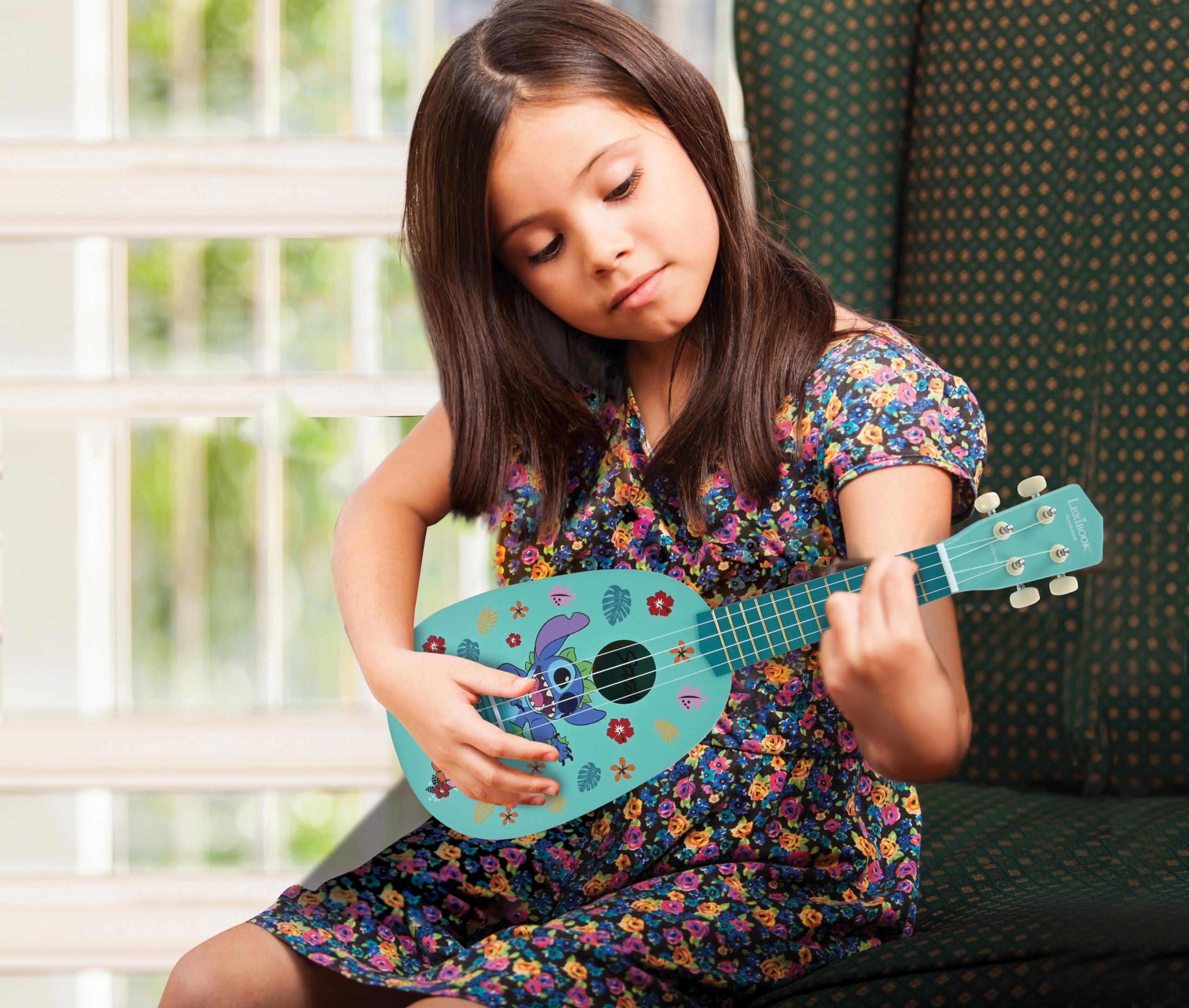 Lexibook Disney Stitch K230DLXB ukulele legno 4 corde