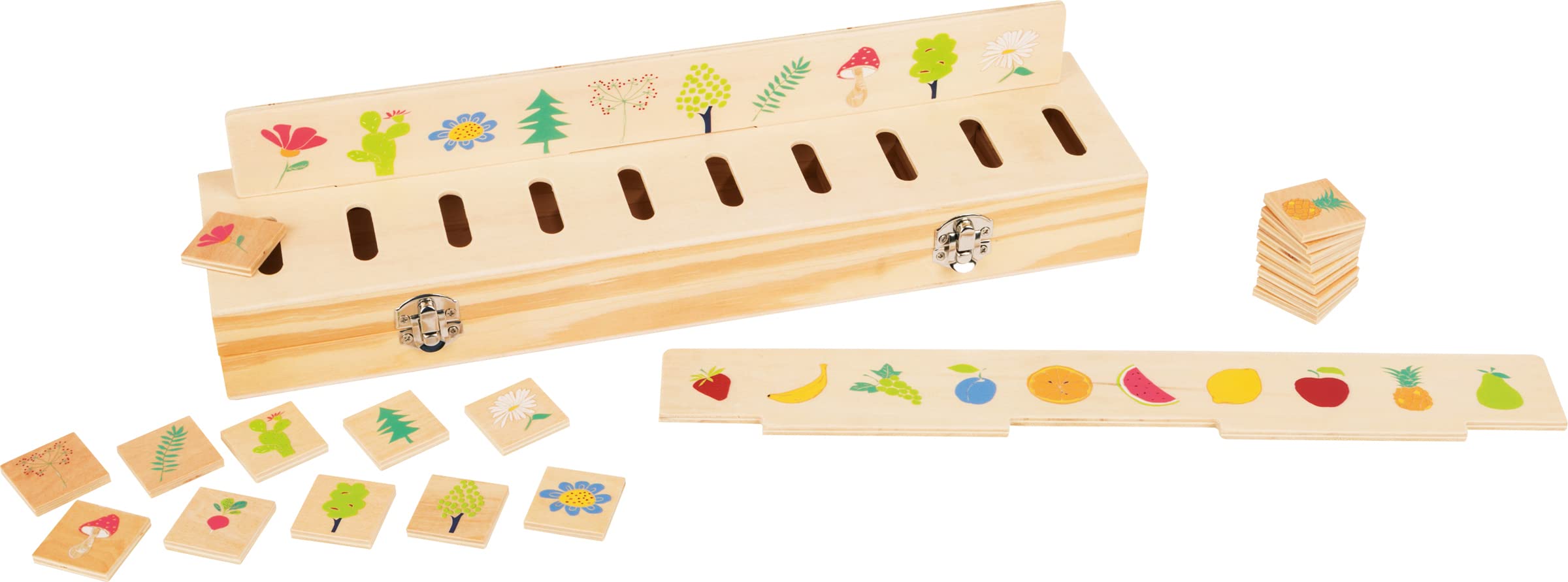 smallfoot educate 11325 scatola forme e colori legno