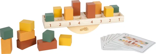 smallfoot Gioco equilibrio montessori altalena legno 16 pezzi