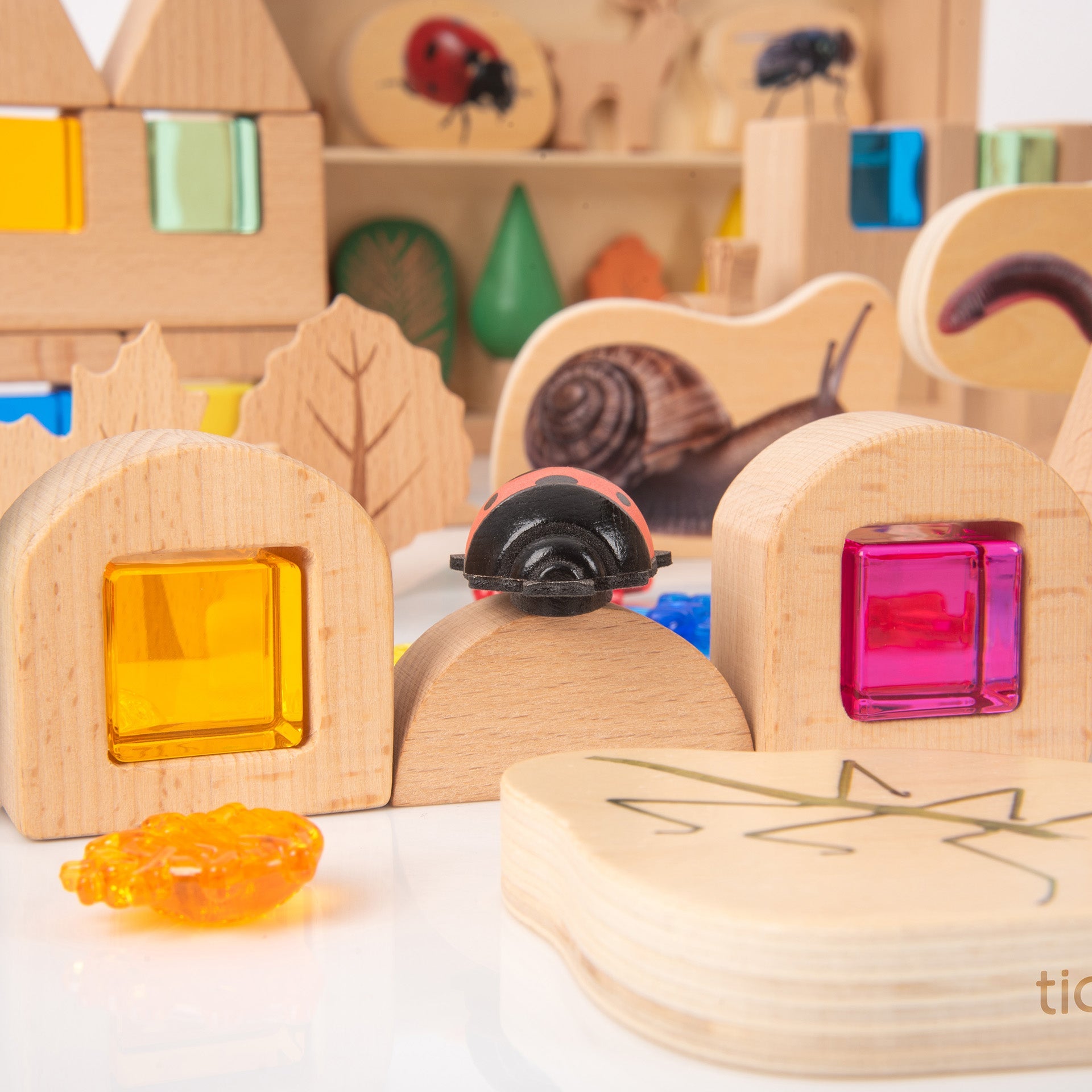 Tickit Woodland Bundle set gioco legno casetta bosco