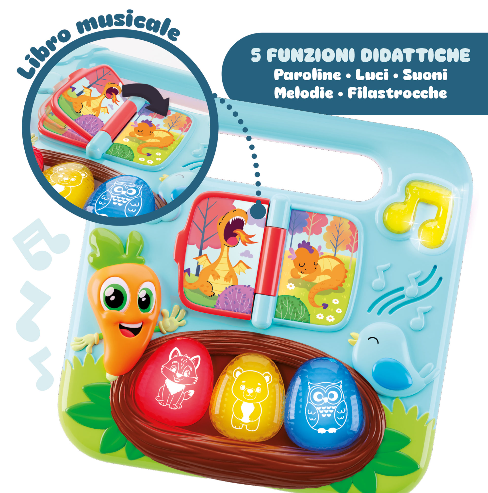 Lisciani Carotina Mini Tavolino Educativo Il Bosco parlante
